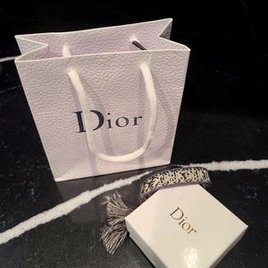 Christian Dior J'adior Woven Friendship Bracelet